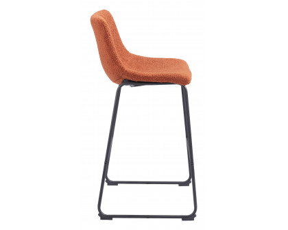 ZUO Smart Barstool (Set of 2) - Burnt Orange