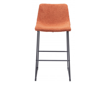 ZUO Smart Barstool (Set of 2) - Burnt Orange