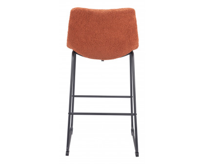 ZUO Smart Barstool (Set of 2) - Burnt Orange