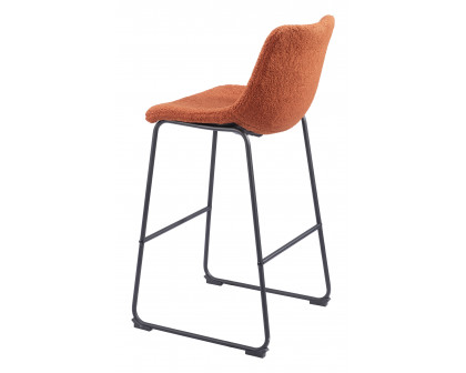 ZUO Smart Barstool (Set of 2) - Burnt Orange