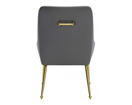 ZUO Maxine Dining Chair - Gray/Gold