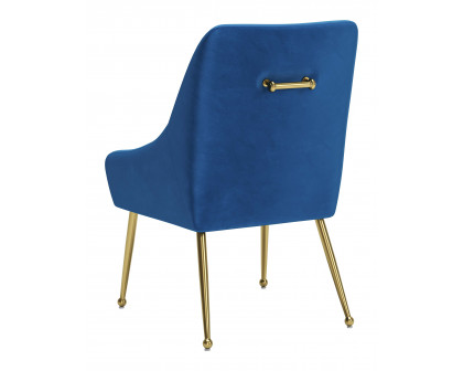 ZUO Maxine Dining Chair - Navy Blue/Gold