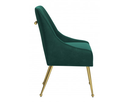 ZUO Maxine Dining Chair - Green/Gold