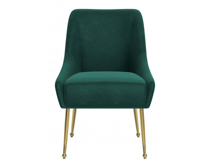 ZUO Maxine Dining Chair - Green/Gold