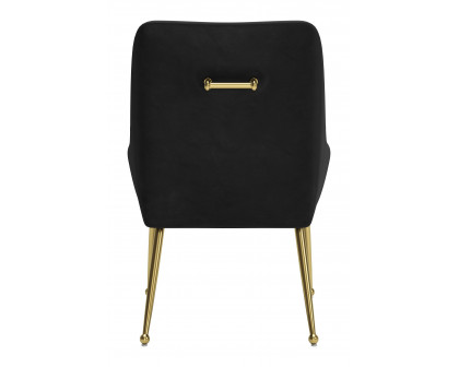 ZUO Maxine Dining Chair - Black/Gold