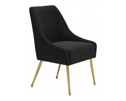 ZUO Maxine Dining Chair - Black/Gold