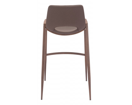 ZUO Desi Barstool (Set of 2) - Brown/Walnut