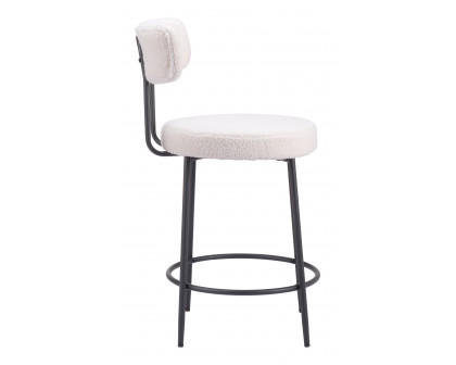 ZUO - Blanca Counter Stool (Set of 2) in Ivory