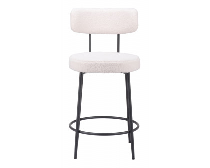 ZUO - Blanca Counter Stool (Set of 2) in Ivory