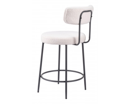 ZUO - Blanca Counter Stool (Set of 2) in Ivory