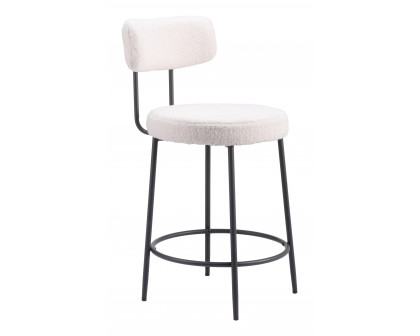 ZUO - Blanca Counter Stool (Set of 2) in Ivory