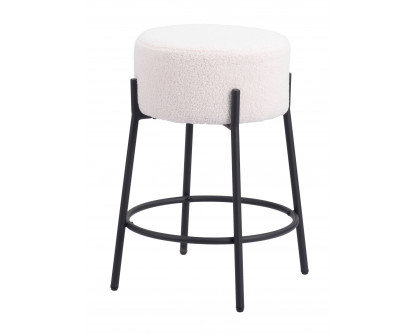 ZUO - Blanche Counter Stool (Set of 2) in Ivory