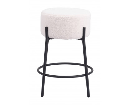 ZUO - Blanche Counter Stool (Set of 2) in Ivory