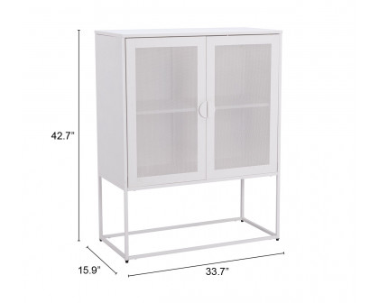 ZUO Lazaro Cabinet - White