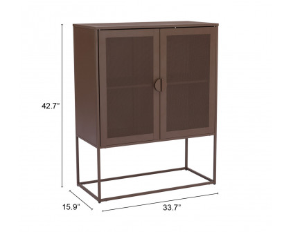 ZUO Lazaro Cabinet - Bronze