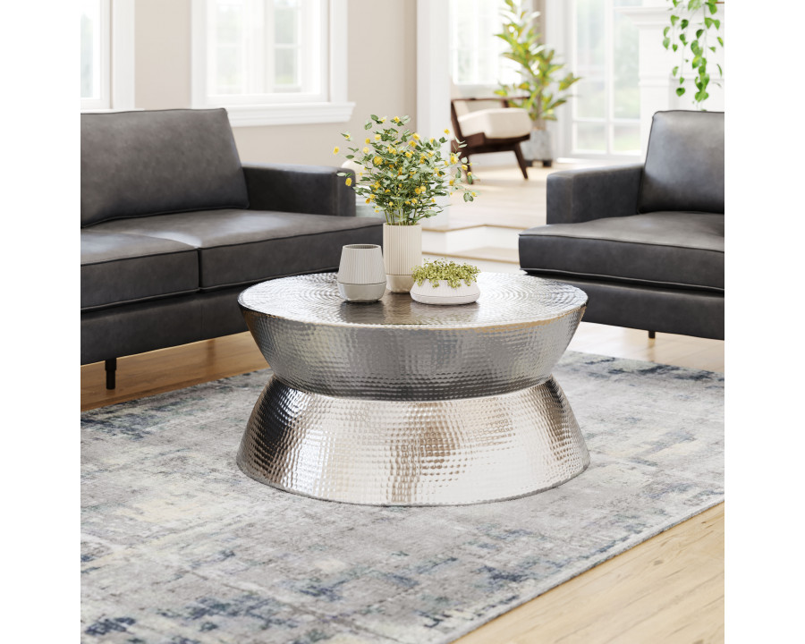 ZUO - Madryn Coffee Table in Silver