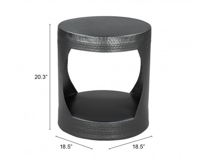 ZUO - Nuuk Side Table in Black