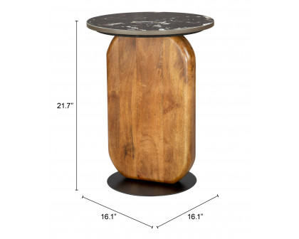 ZUO - Pemba Side Table in Multi-Color