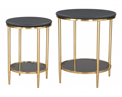 ZUO Koper Coffee Table Set (2-Piece) - Black