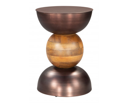 ZUO - Tripoli Side Table in Bronze