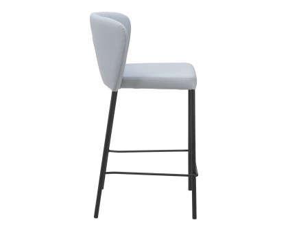 ZUO Linz Counter Stool (Set of 2) - Gray