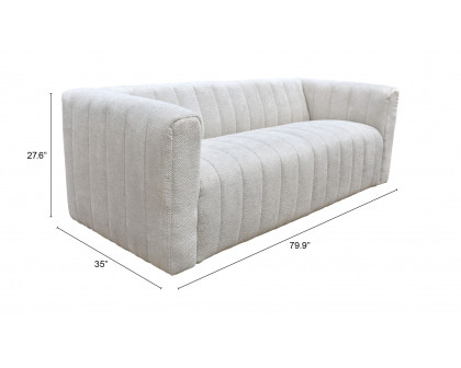 ZUO Puerto Plata Sofa - Dason Snow