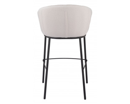 ZUO Essen Barstool - Ivory