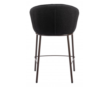 ZUO Essen Counter Stool - Black/Bronze