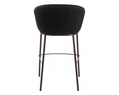 ZUO Essen Barstool - Black/Bronze