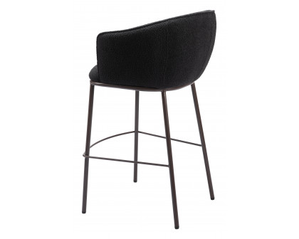 ZUO Essen Barstool - Black/Bronze