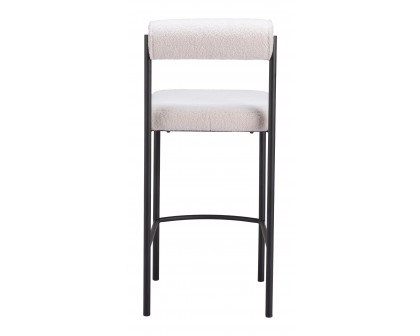 ZUO Livorno Counter Stool (Set of 2) - Ivory