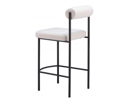 ZUO Livorno Counter Stool (Set of 2) - Ivory