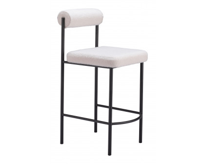 ZUO Livorno Counter Stool (Set of 2) - Ivory