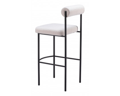 ZUO Livorno Barstool (Set of 2) - Ivory