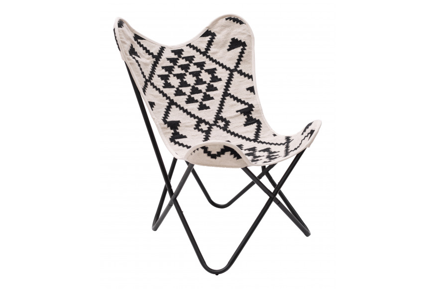 ZUO™ Rabat Accent Chair - Beige/Black