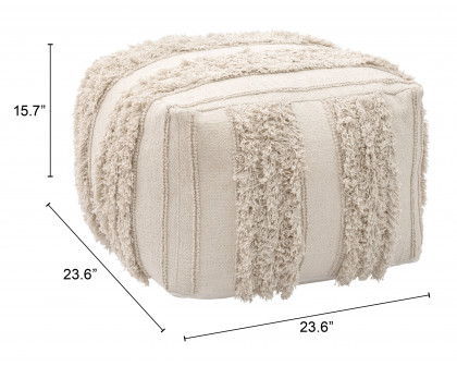 ZUO™ Peru Ottoman - Beige