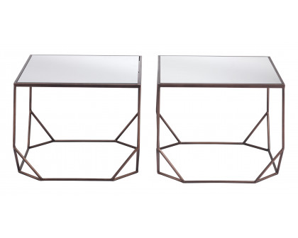 ZUO™ Arzon Coffee Table Set (2-Piece) - Bronze