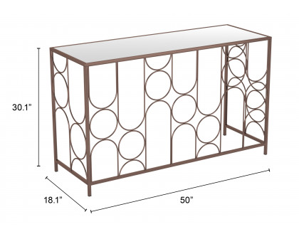 ZUO - Convale Console Table in Bronze