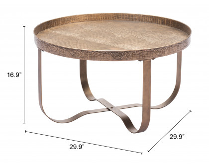 ZUO - Vannes Coffee Table in Brass