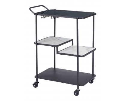 ZUO - Constanza Bar Cart in Black