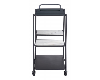 ZUO - Constanza Bar Cart in Black