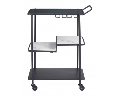 ZUO - Constanza Bar Cart in Black