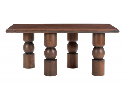 ZUO - Split Coffee Table in Brown