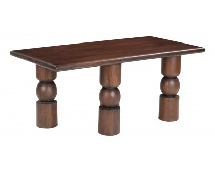 ZUO - Split Coffee Table in Brown