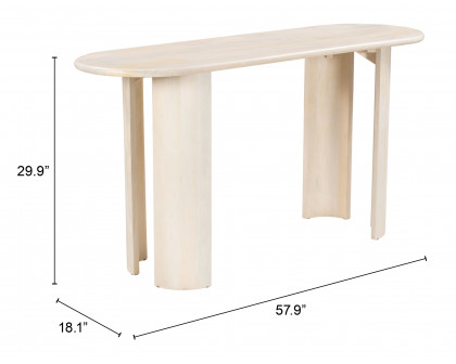 ZUO - Risan Console Table in Natural