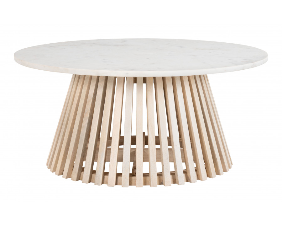 ZUO - Mazara Coffee Table in White/Natural