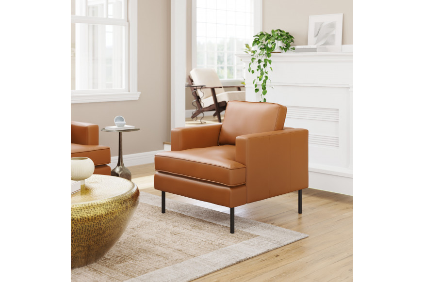 ZUO™ Decade Armchair - Brown