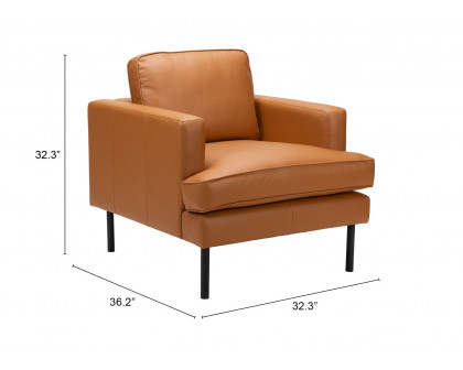 ZUO™ Decade Armchair - Brown