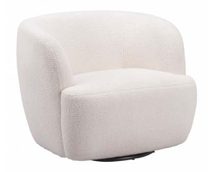 ZUO Govan Swivel Chair - Ivory