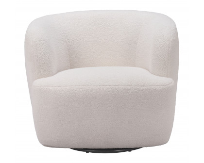 ZUO Govan Swivel Chair - Ivory